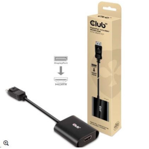 Club3D Active DisplayPort adaptér 1.4 na HDMI 4K120HZ HDR (M/F), čierna