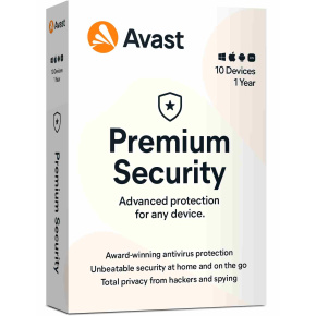 _Nový Avast Premium Security Multi-Device 1 licencia na 12 mesiacov (až 10 počítačov)