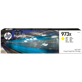 HP 973X High Yield Yellow Original PageWide Cartridge (7,000 pages)