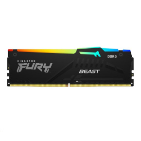 KINGSTON DIMM DDR5 32GB 5200MT/s CL36 FURY Beast RGB EXPO