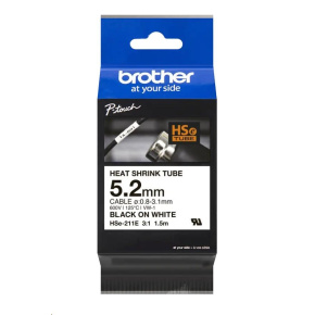 BROTHER smršťovací bužírka - HSE211 pro modely E300VP H300 H500 E550 P700 P750 D800 P900 P950 5.8mm wide, 1.5m long