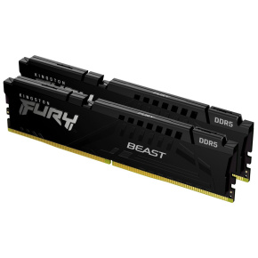 KINGSTON DIMM DDR5 32GB (Kit of 2) 6400MT/s CL32 ECC FURY Beast EXPO Černá