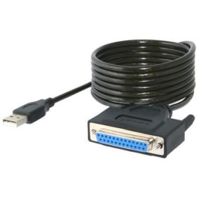 PREMIUMCORD Kabel USB printer kabel, USB na paralelní port