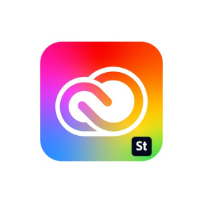 Adobe Creative Cloud for teams All Apps with Adobe Stock MP ML (+CZ) COM NEW 1 User, 12 Months, Level 1, 1-9 Lic