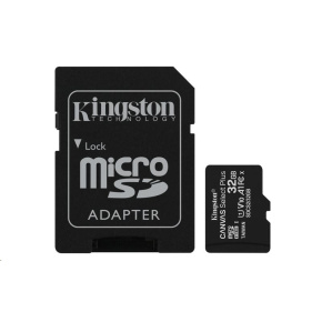 Karta Kingston 32GB micSDHC Canvas Select Plus 100R A1 C10 + adaptér SD