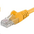 PREMIUMCORD Patch kábel UTP RJ45-RJ45 CAT5e 10m žltý