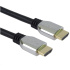 Kábel HDMI PREMIUMCORD 2.1 vysokorýchlostný + ethernetový kábel (krytky zo zinkovej zliatiny, pozlátené konektory) 1.5m