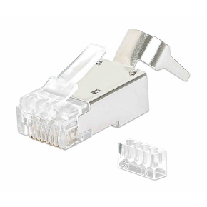 Intellinet konektor RJ45, Cat6A, tienený STP, 50µ, drôt a kábel, 70 ks v balení