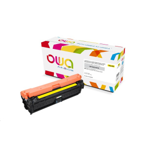 OWA Armor toner pre HP Color Laserjet CP5220, 5225, 7300 strán, CE742A, žltá/žltá