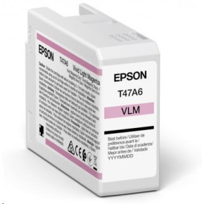 Atrament EPSON Singlepack Vivid Light Magenta T47A6 UltraChrome Pro 10 50 ml