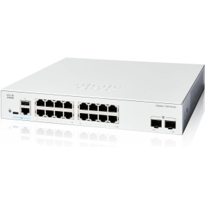 Cisco Catalyst switch C1300-16T-2G (16xGbE,2xSFP,fanless) - REFRESH