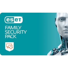 ESET Family Security Pack pre  8 zariadenia, predĺženie licencie na 3 roky