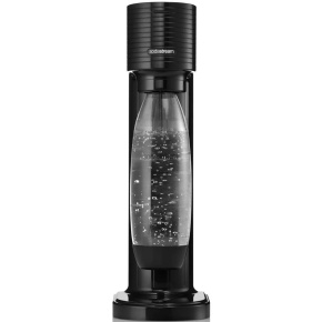 SodaStream Gaia Titan výrobník sody, mechanický, 1l láhev SodaStream Fuse, bombička s CO2, černý