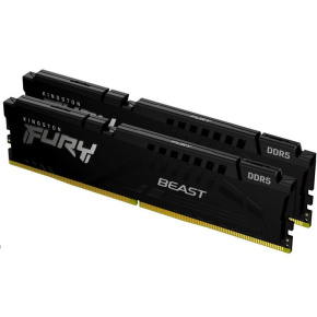 KINGSTON DIMM DDR5 16GB (Kit of 2) 6000MT/s CL40 FURY Beast Černá