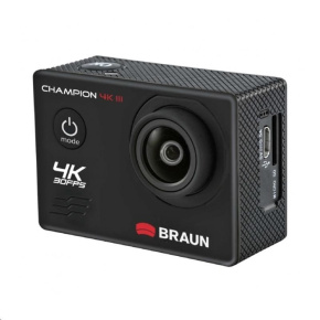 Braun CHAMPION 4K III sportovní minikamera + podvodní pouzdro